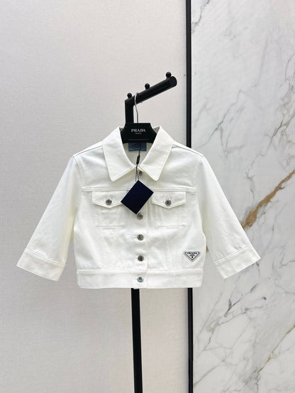 Pr 25SS DENIM CROP JACKET
