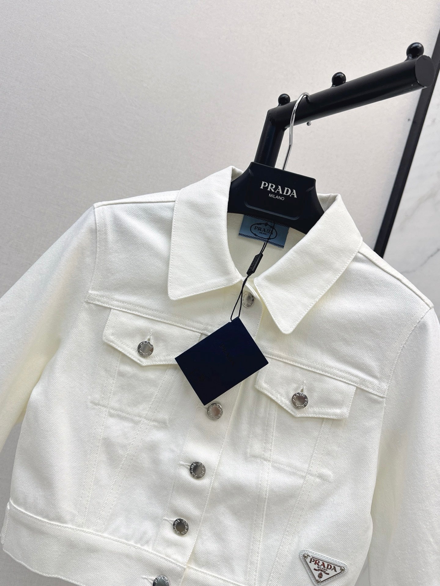 Pr 25SS DENIM CROP JACKET