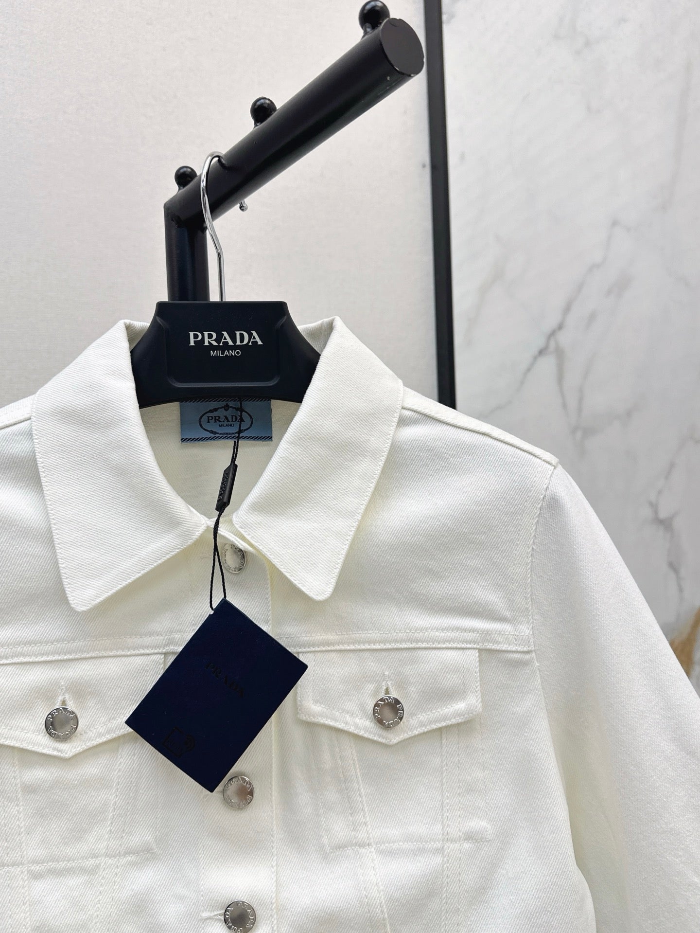 Pr 25SS DENIM CROP JACKET