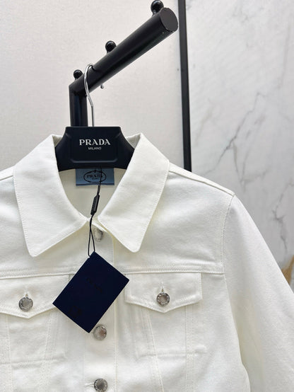 Pr 25SS DENIM CROP JACKET
