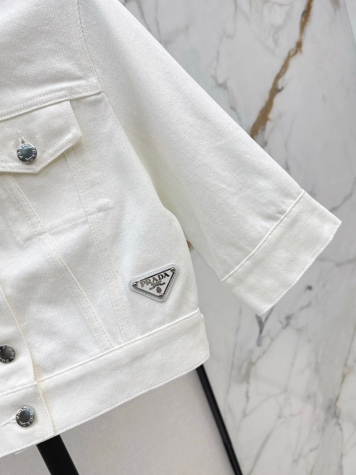 Pr 25SS DENIM CROP JACKET