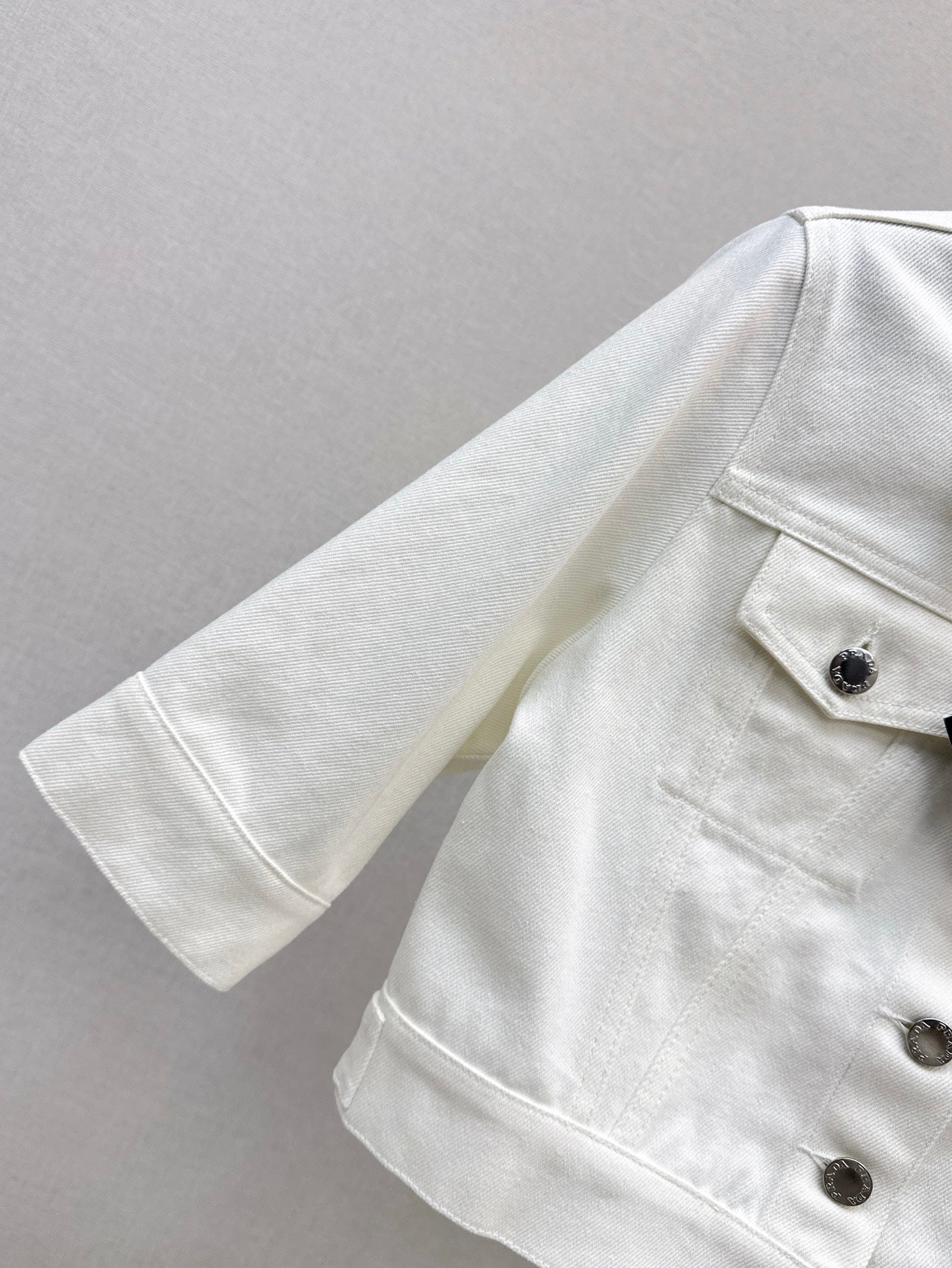 Pr 25SS DENIM CROP JACKET