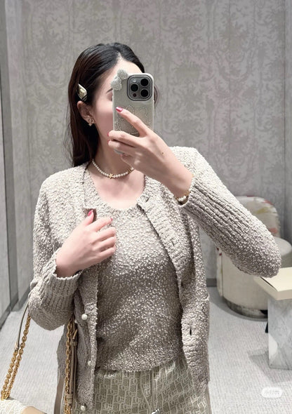 D 25ss knitted cardigan