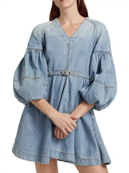 ZM 25ss denim dress