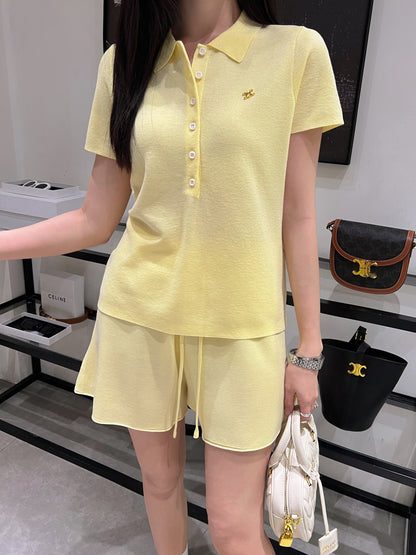Ce 25ss knitted set