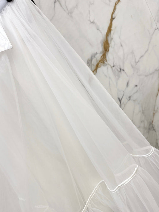 D 25SS ruffle skirt