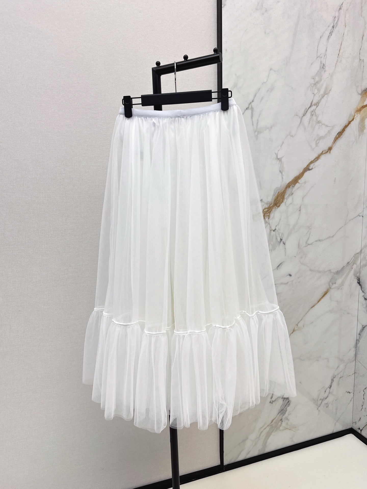 D 25SS ruffle skirt