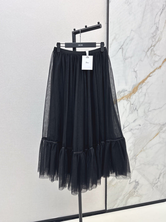 D 25ss ruffle skirt
