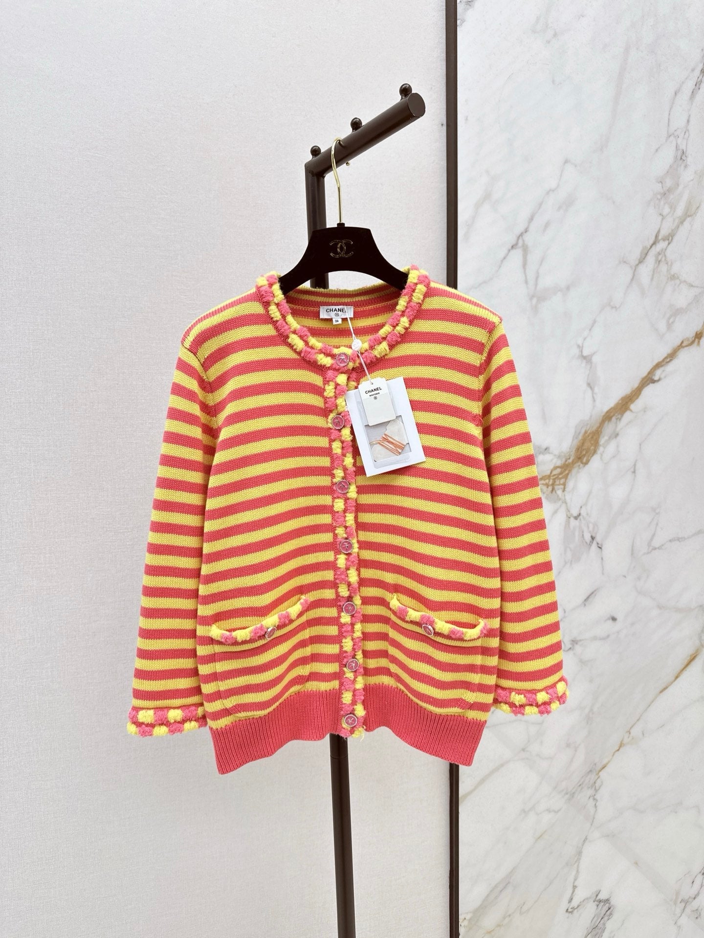 ch 25ss knitted cardigan
