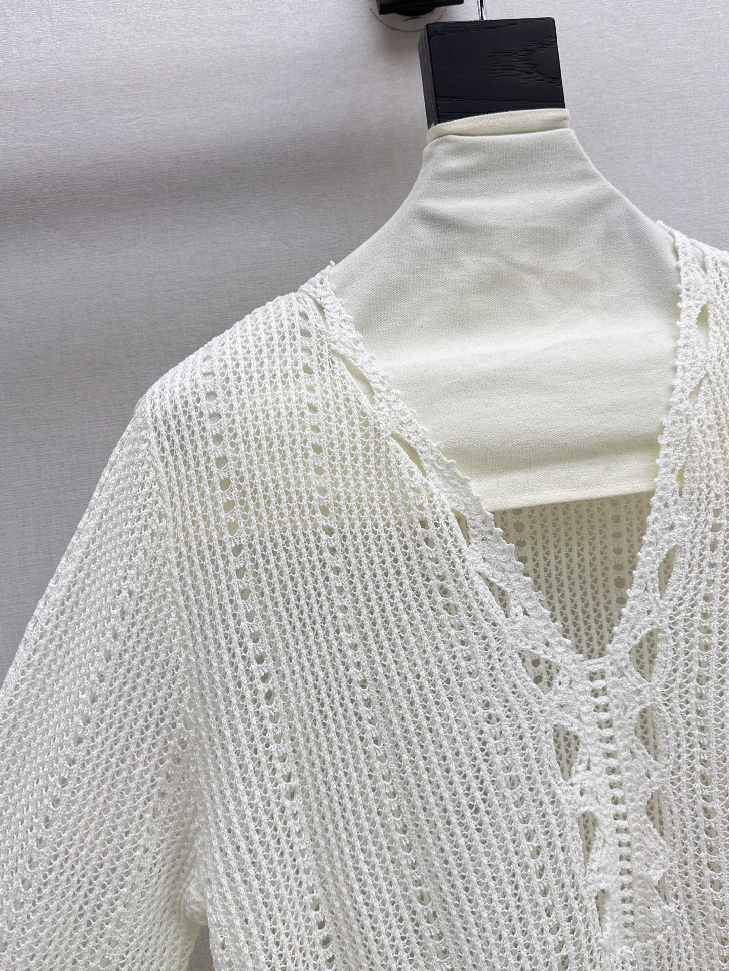 Ce 25ss hollow knitted shirt