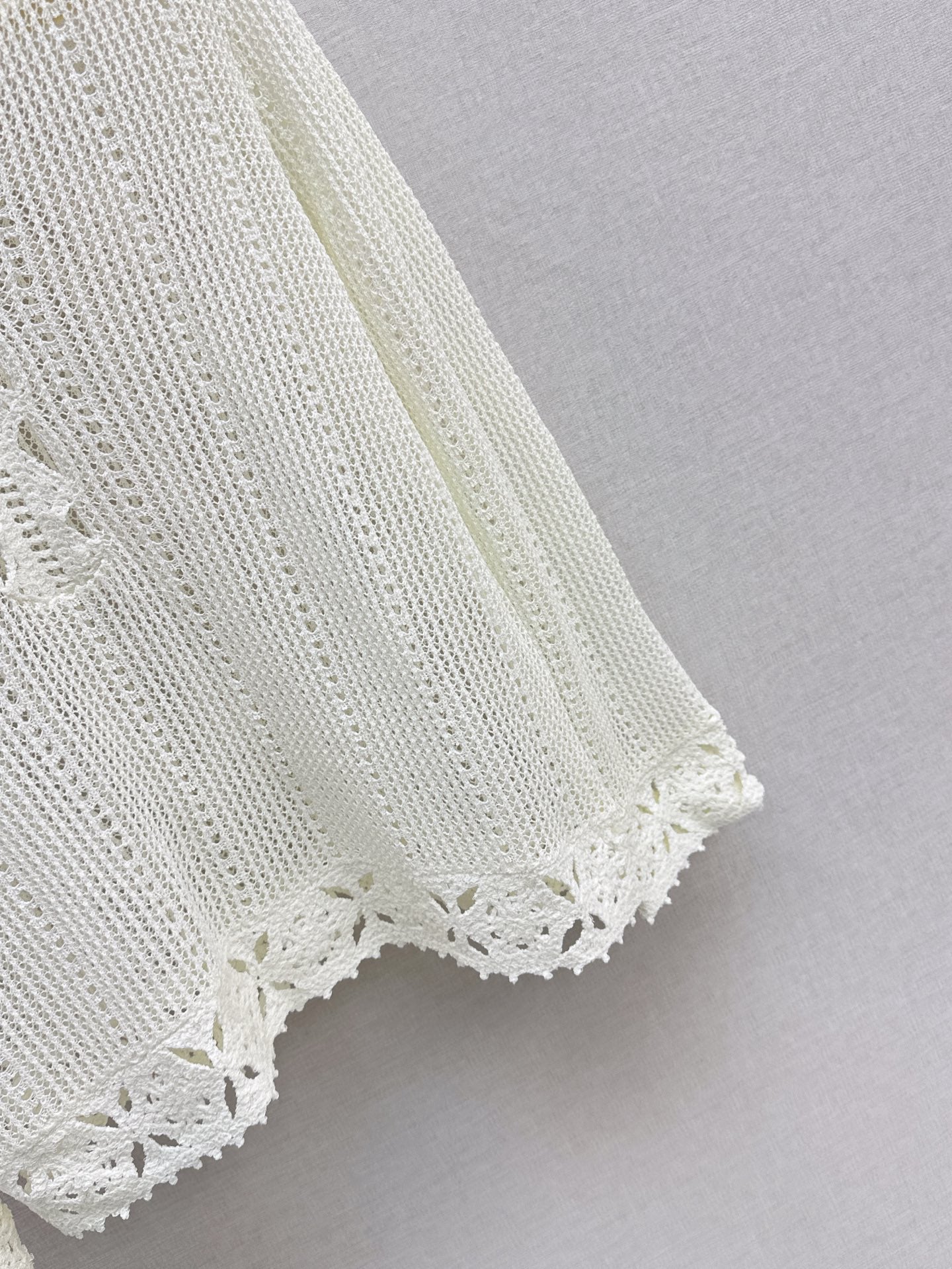 Ce 25ss hollow knitted shirt