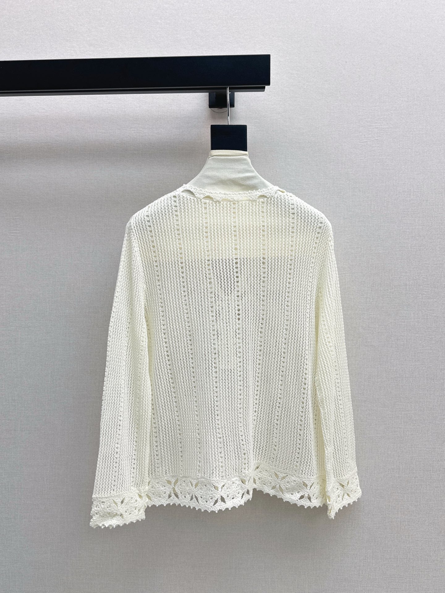 Ce 25ss hollow knitted shirt