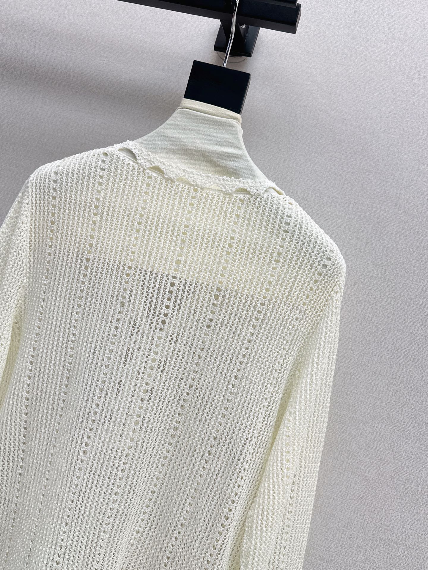 Ce 25ss hollow knitted shirt