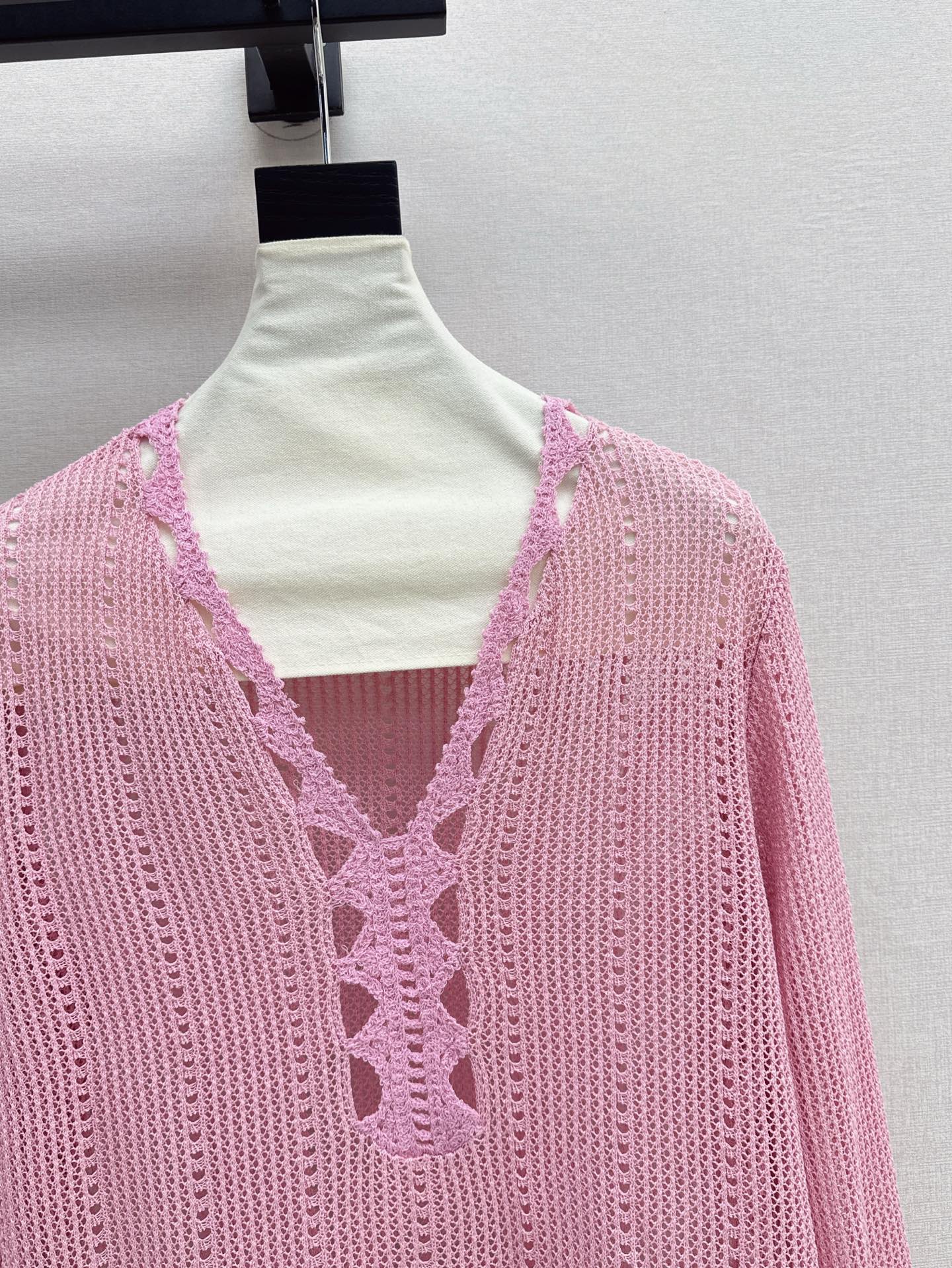 Ce 25ss hollow knitted shirt
