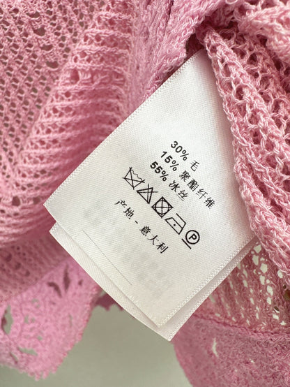 Ce 25ss hollow knitted shirt