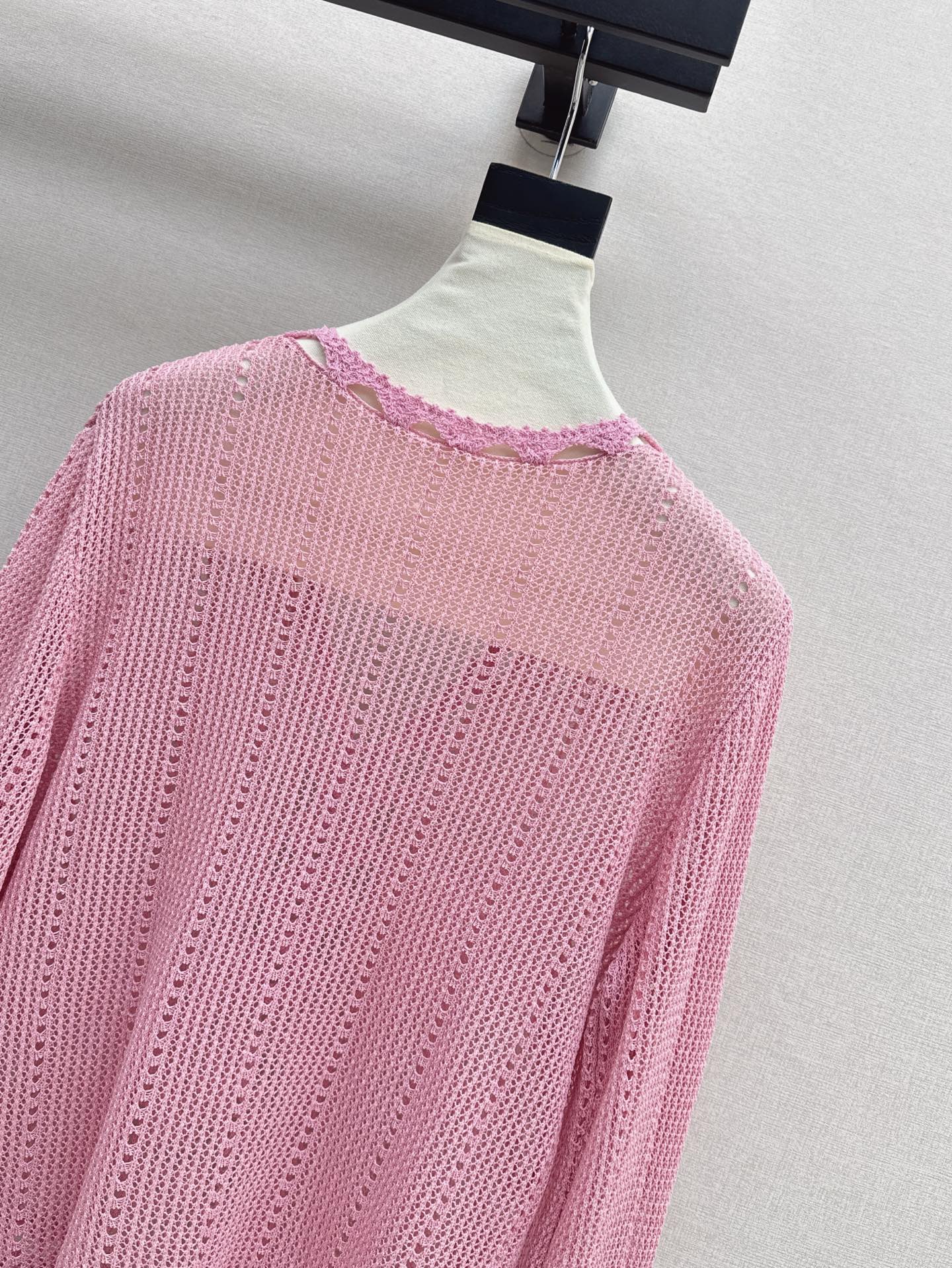 Ce 25ss hollow knitted shirt