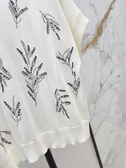 br 25ss beaded t-shirt