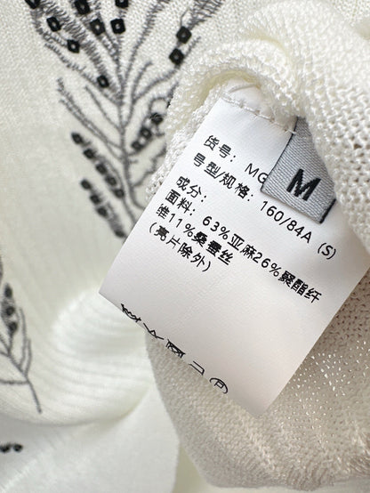 br 25ss beaded t-shirt