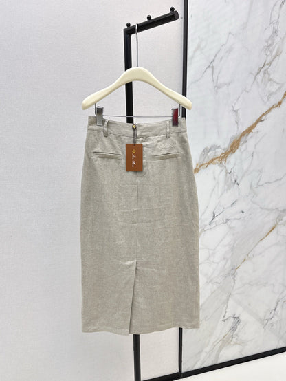 Lo 25ss linen skirt