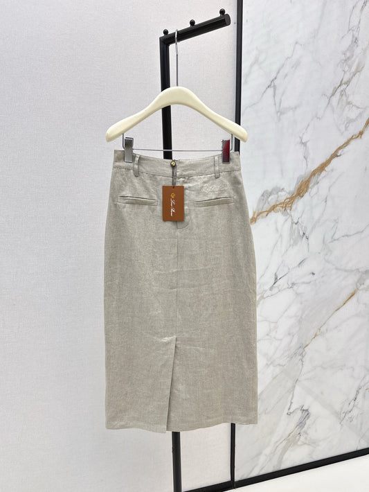 Lo 25ss linen skirt