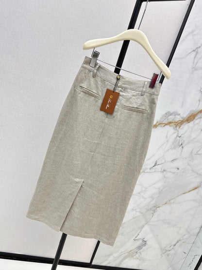 Lo 25ss linen skirt