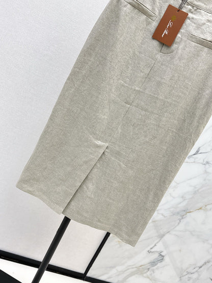 Lo 25ss linen skirt