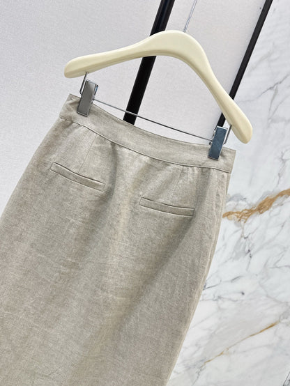 Lo 25ss linen skirt