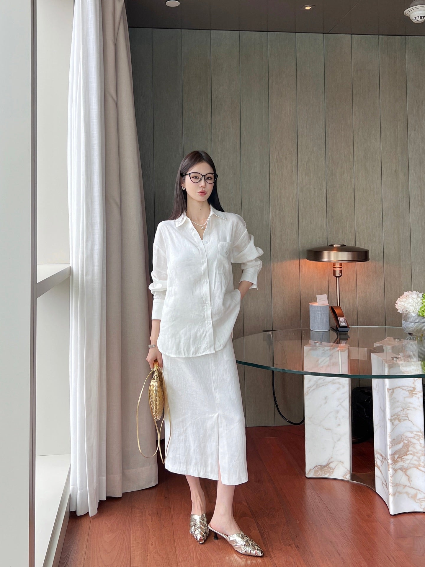 Lo 25ss linen shirt