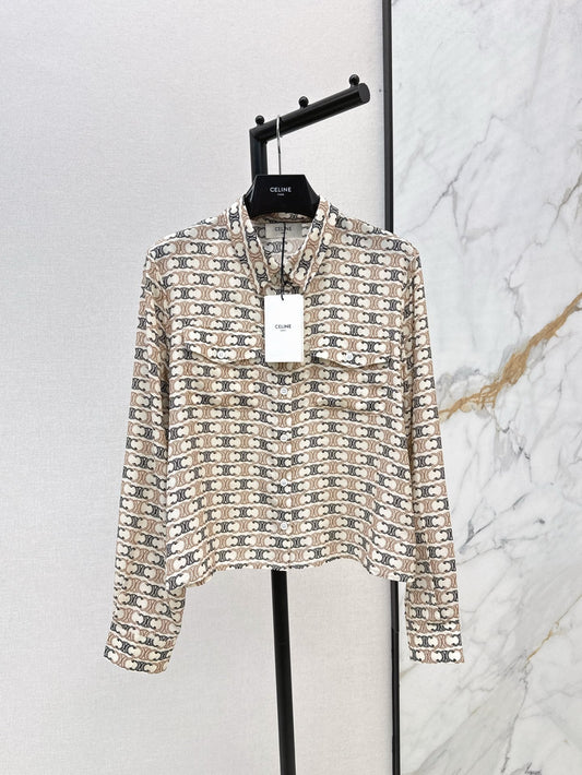 Cel 25ss silk shirt