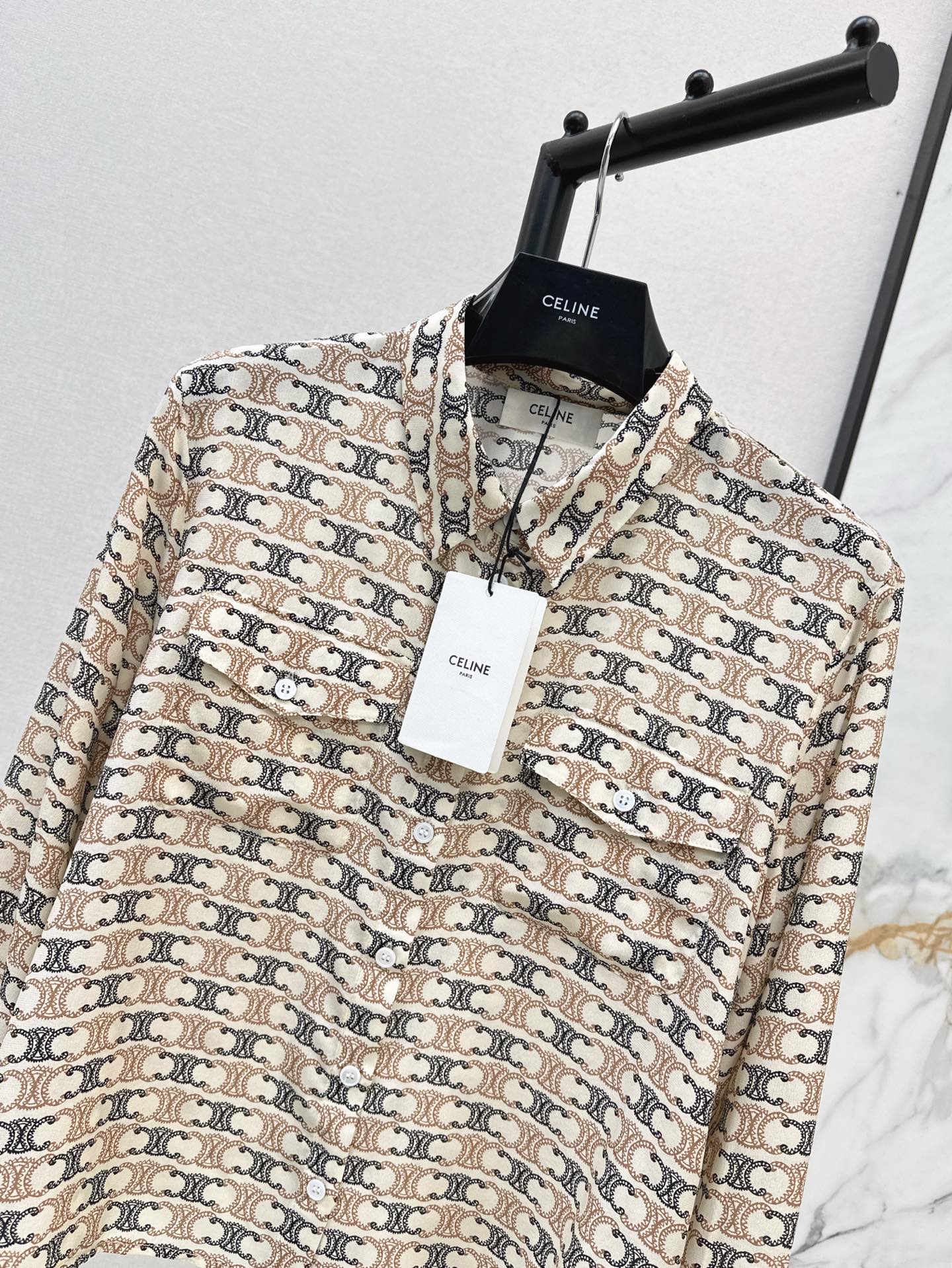 Cel 25ss silk shirt
