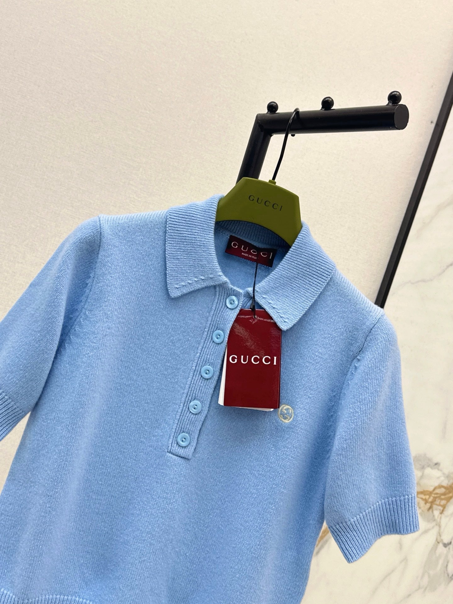 G 25ss knit polo shirt