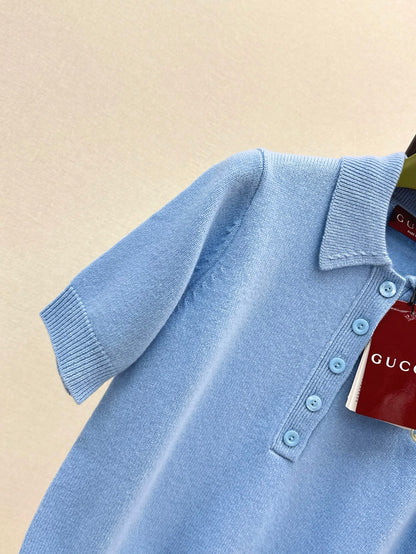 G 25ss knit polo shirt