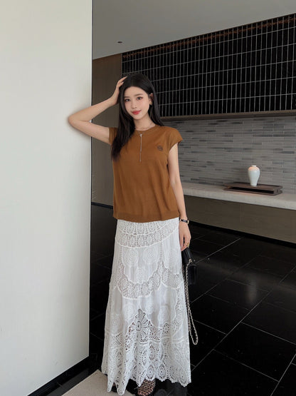 Loe 25ss knit sleeveless