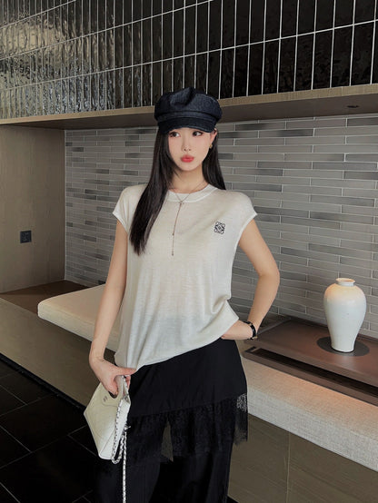 Loe 25ss knit sleeveless
