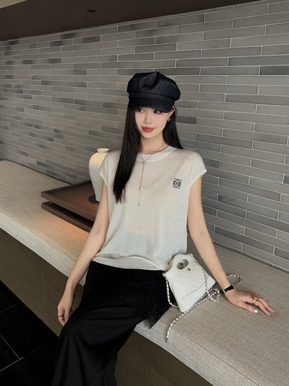 Loe 25ss knit sleeveless