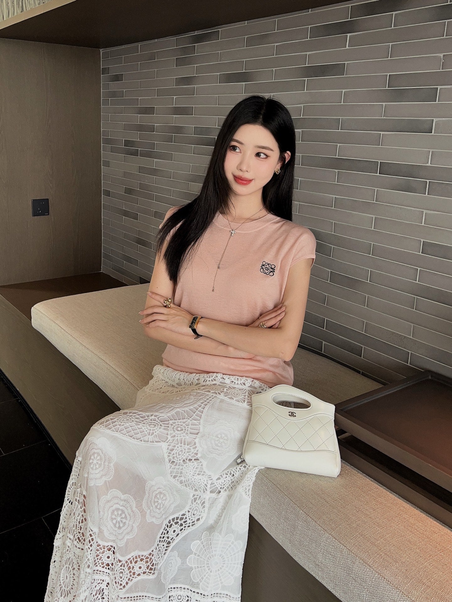 Loe 25ss knit sleeveless
