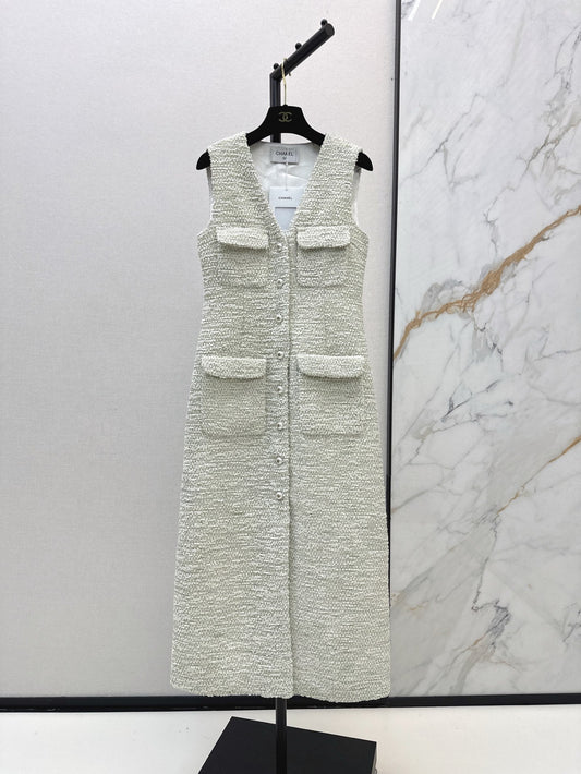 Ch 25ss woven shirt dress