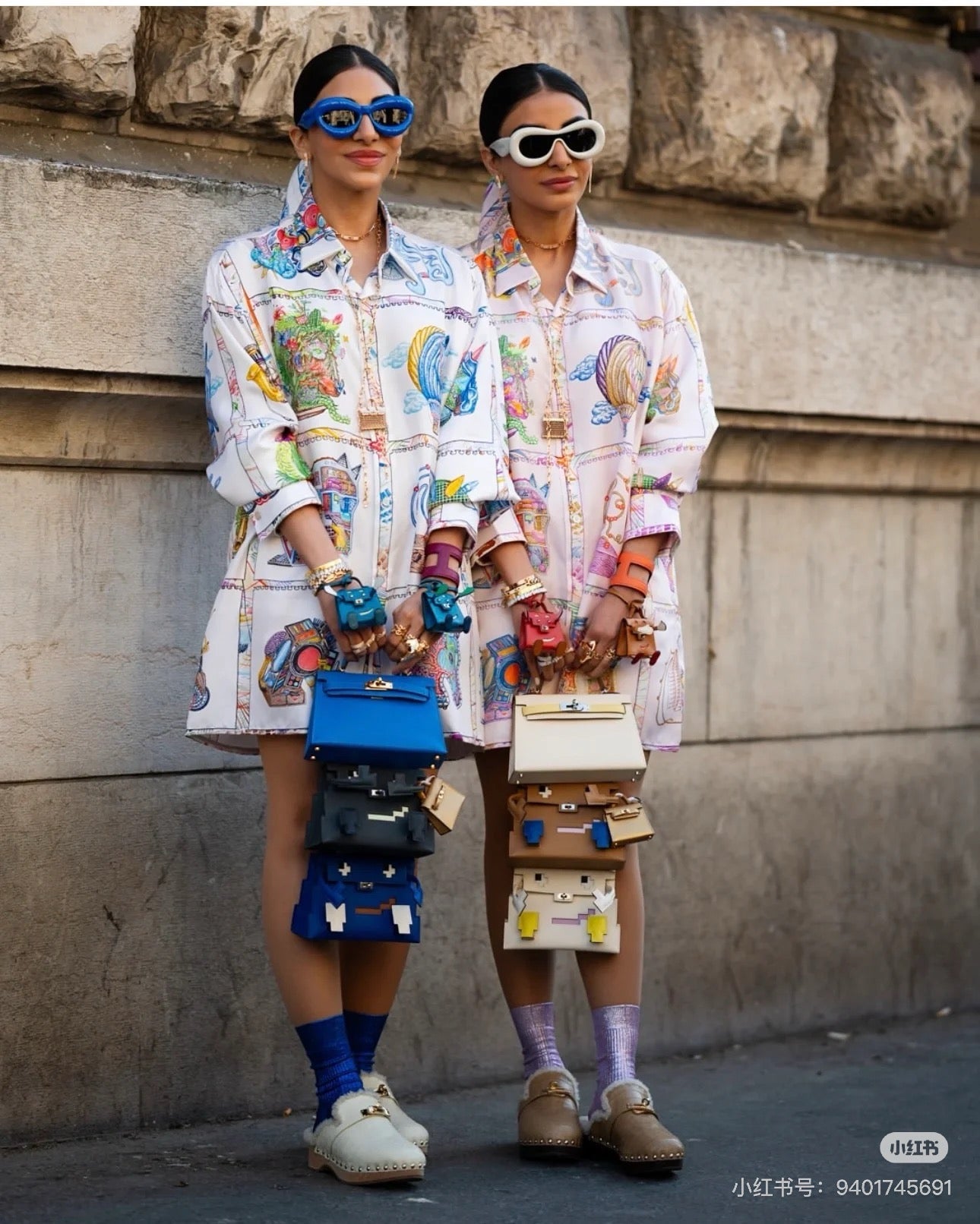 H 25ss silk shirt dress