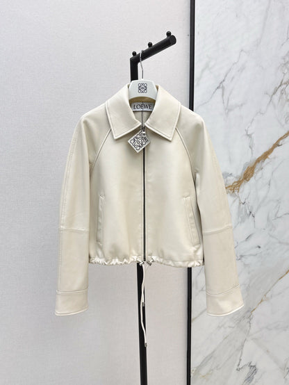 Loe 25ss leather jacket