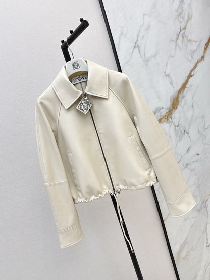 Loe 25ss leather jacket