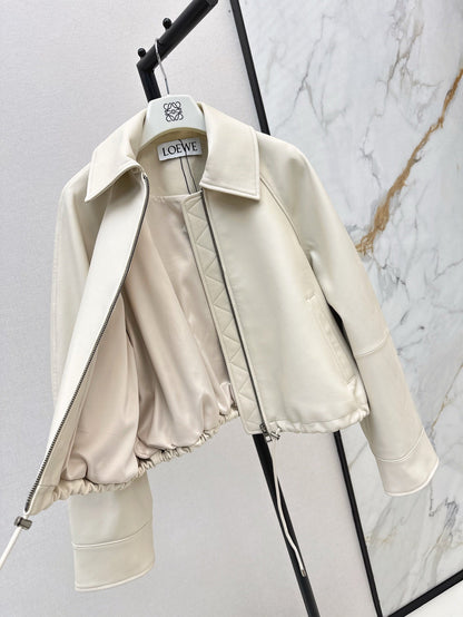 Loe 25ss leather jacket
