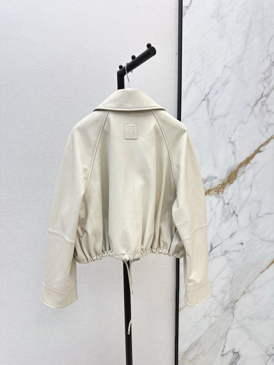 Loe 25ss leather jacket