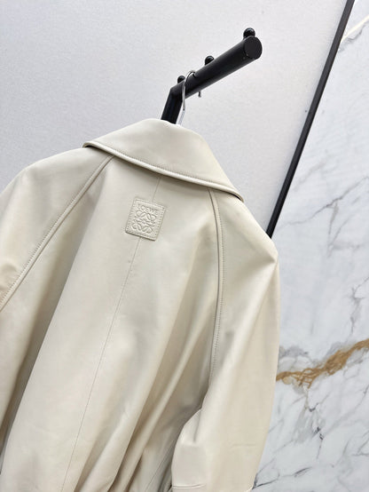 Loe 25ss leather jacket