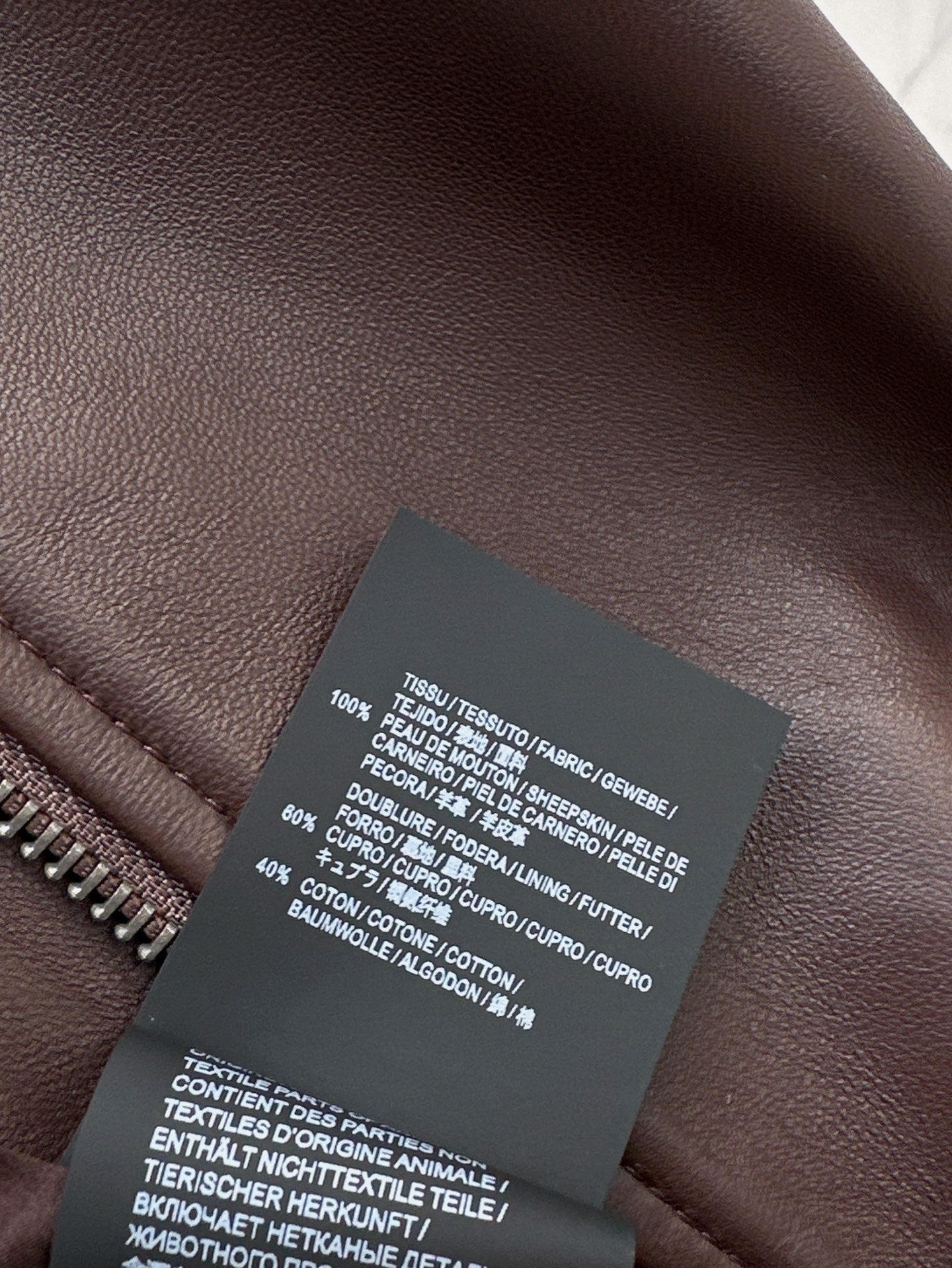 Loe 25ss leather jacket