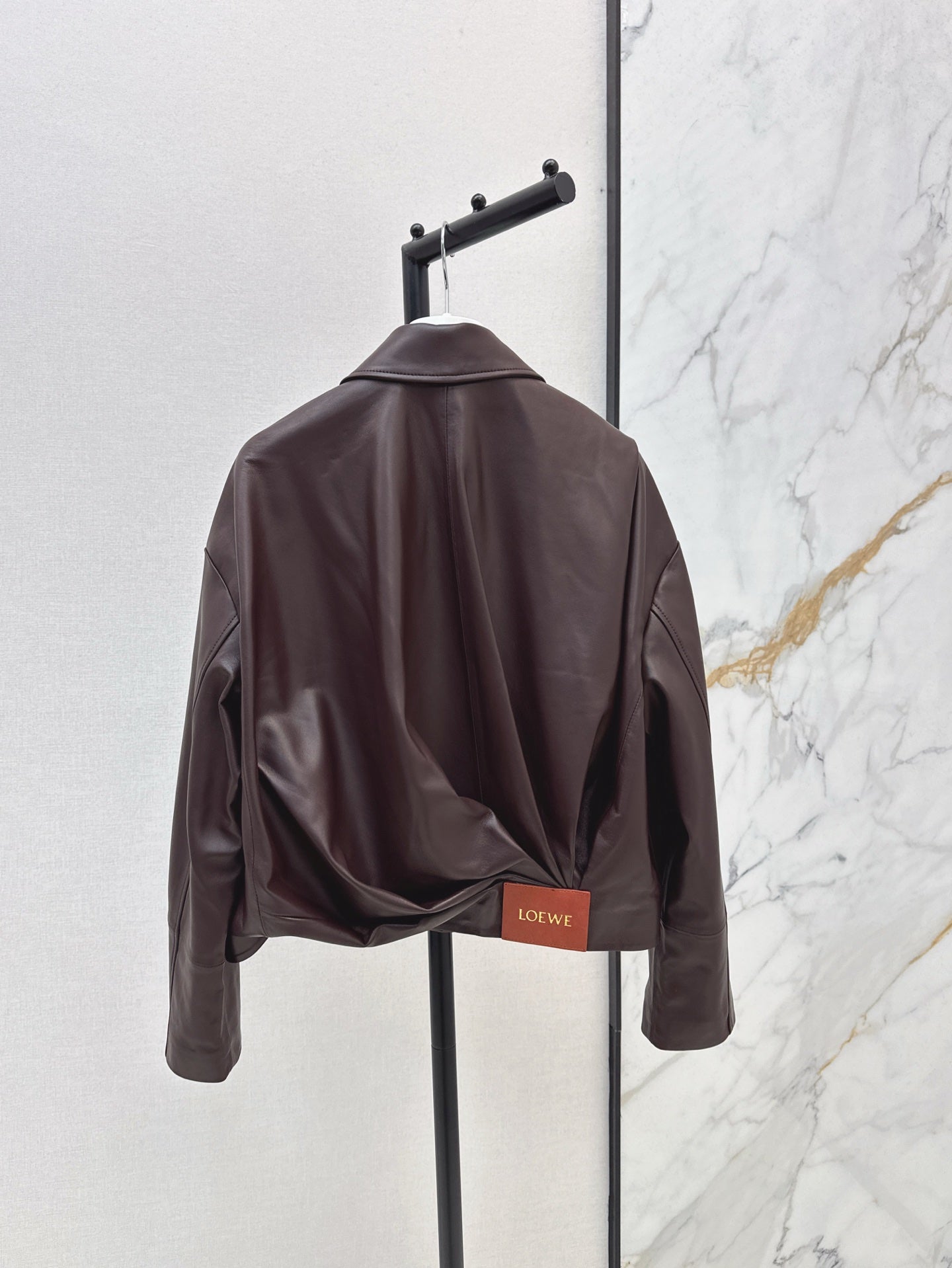 Loe 25ss leather jacket