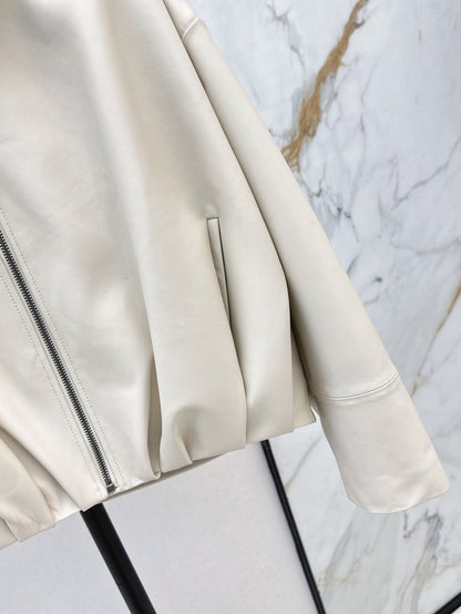 Loe 25ss leather jacket