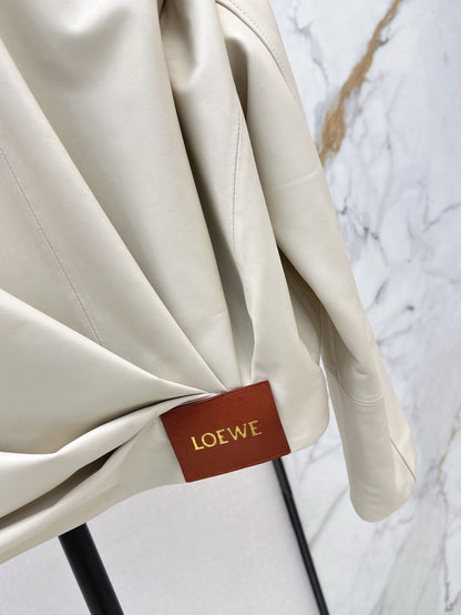 Loe 25ss leather jacket