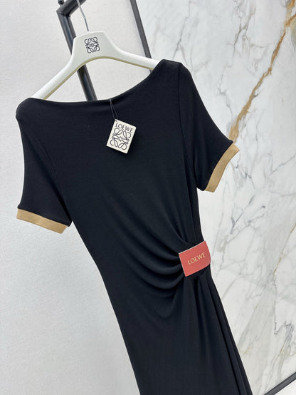 Loe 25ss pleated dress