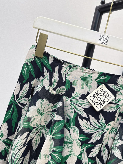 Loe 25ss printed skirt