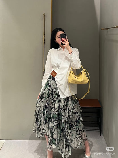 Loe 25ss printed skirt